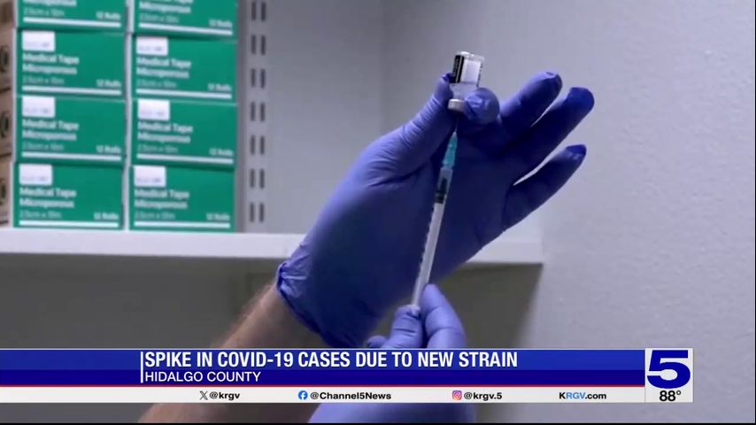 Hidalgo County reports spike in COVID-19 cases due to new strain