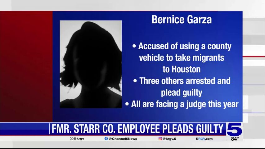 Former employee of Starr County DA’s office pleads guilty to human smuggling