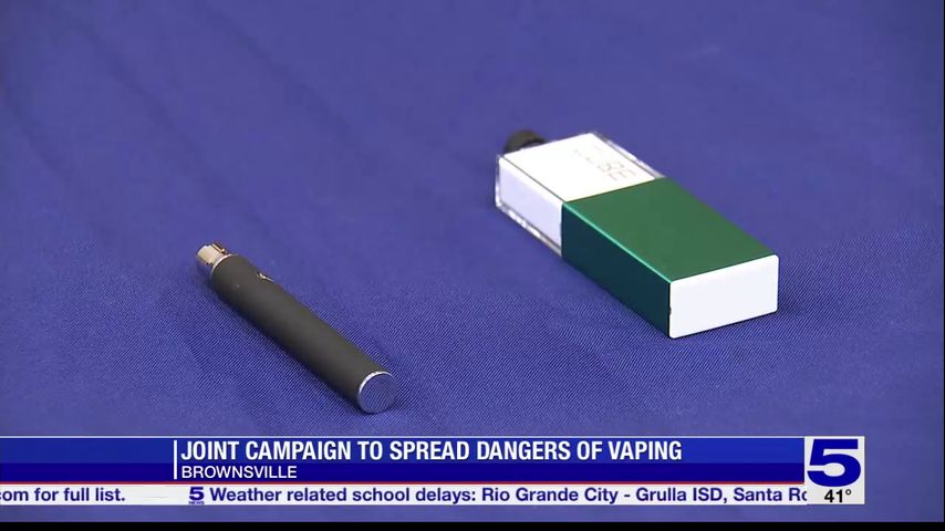 Cameron District Attorney's Office teams up with Brownsville ISD for anti-vaping campaign