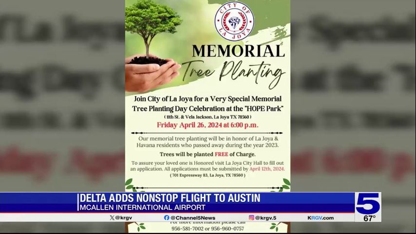 La Joya offering memorial trees in honor of residents who died in 2023