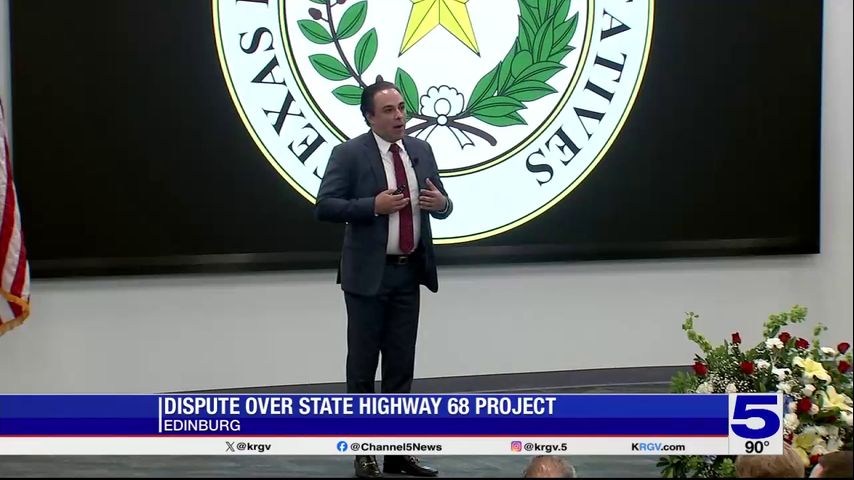 Dispute between State Rep. Terry Canales, TXDOT over State Highway 68 project in Edinburg