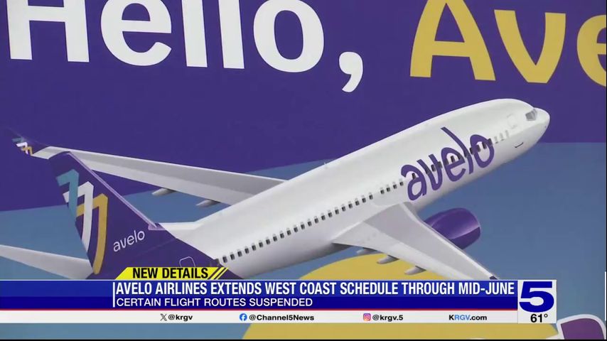 Avelo Airlines extends schedule for West Coast flights