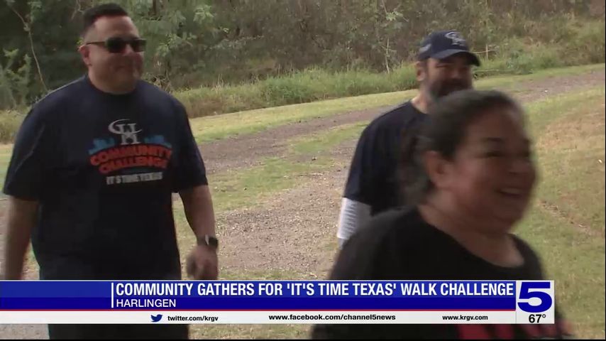 Harlingen community gathers for 'It's Time Texas' walk challenge - Vimarsana News