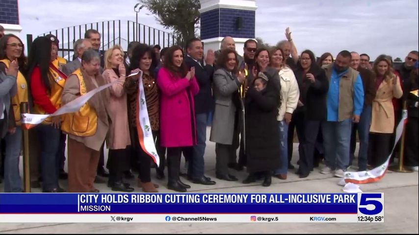 City of Mission holds ribbon cutting for all-inclusive park