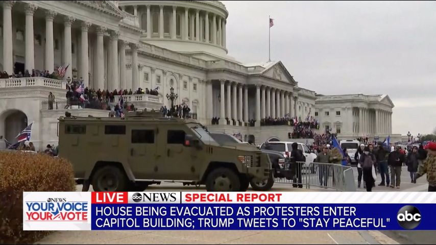 U.S. Capitol locked down as Trump supporters clash with police