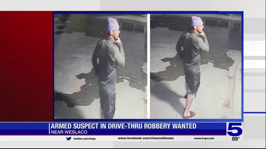 Sheriff's office seeking suspect in armed robbery near Weslaco