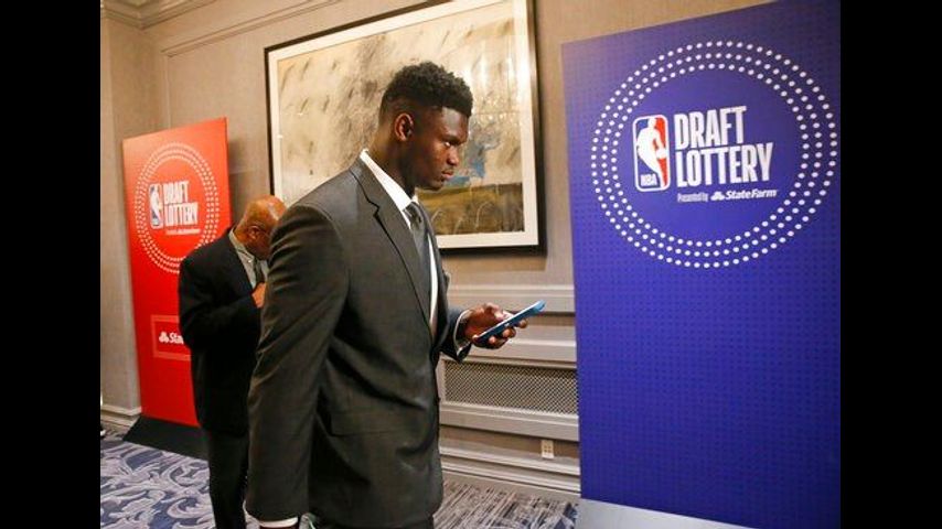New Orleans wins NBA draft lottery, right to pick No. 1