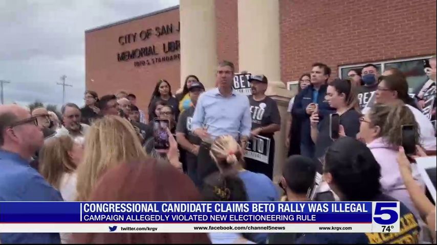 Congressional candidate accuses San Juan rally for Beto O’Rourke of violating electioneering law