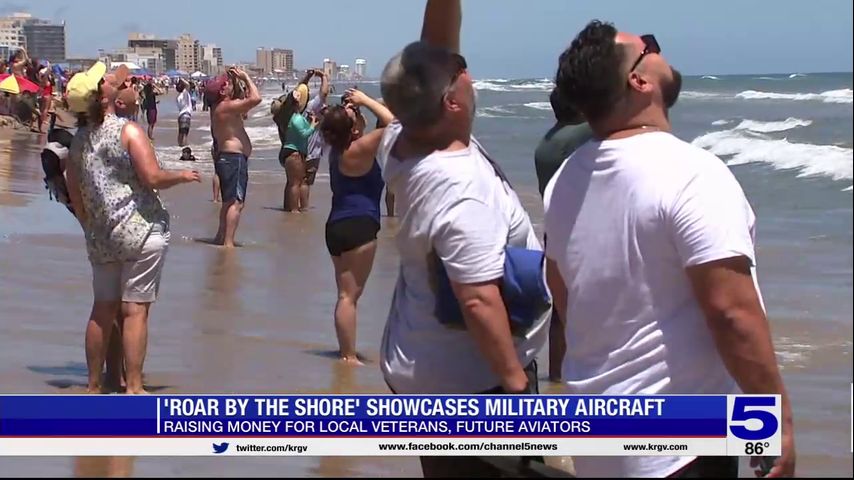 'Roar by the Shore' showcases military aircraft at South Padre Island