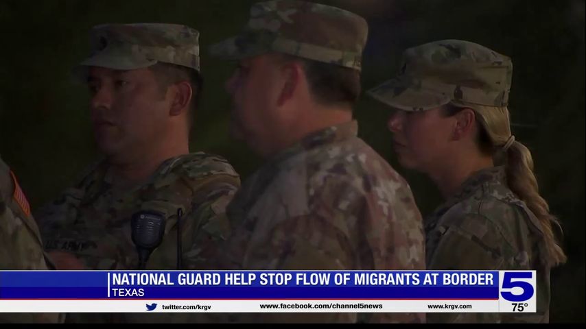 National Guard soldiers in the Valley to assist DPS, Border Patrol