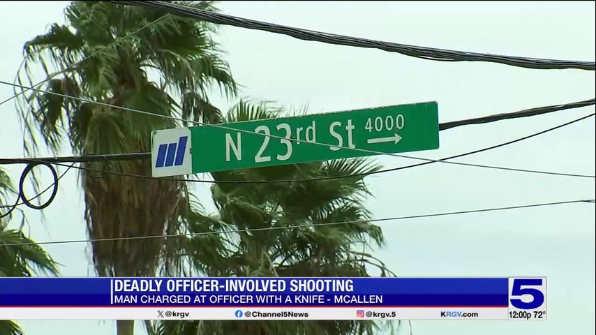 McAllen police: Stabbing suspect killed in officer-involved shooting