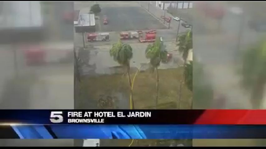 Brownsville Hotel Catches Fire