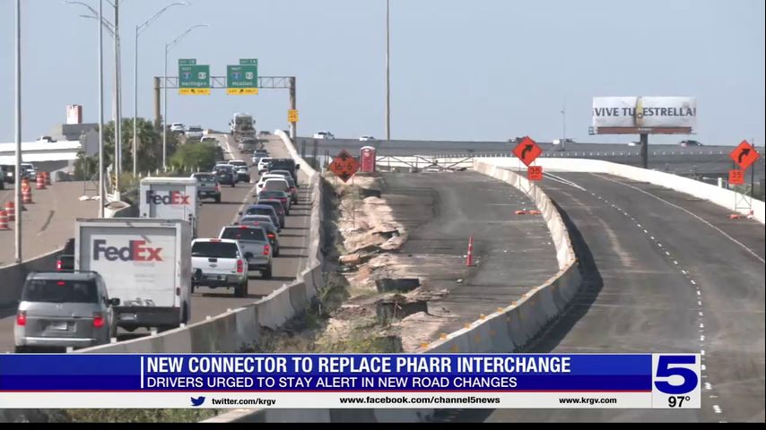 TxDOT provides tour of new westbound bridge on Pharr interchange