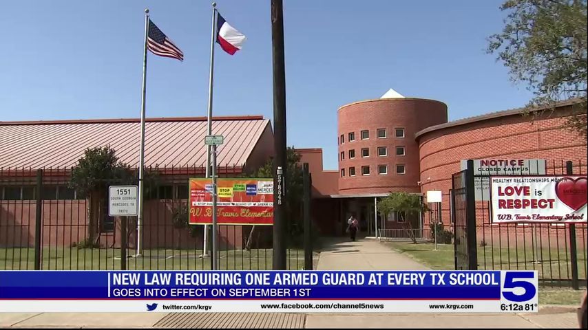 Mercedes ISD working to comply with new Texas law requiring armed guards at schools