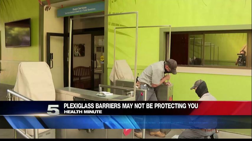 Expert: Plexiglass barriers may provide false sense of security against COVID-19