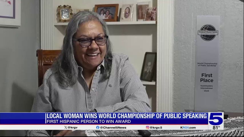 San Juan woman becomes first Hispanic to win Toastmasters' public speaking world championship