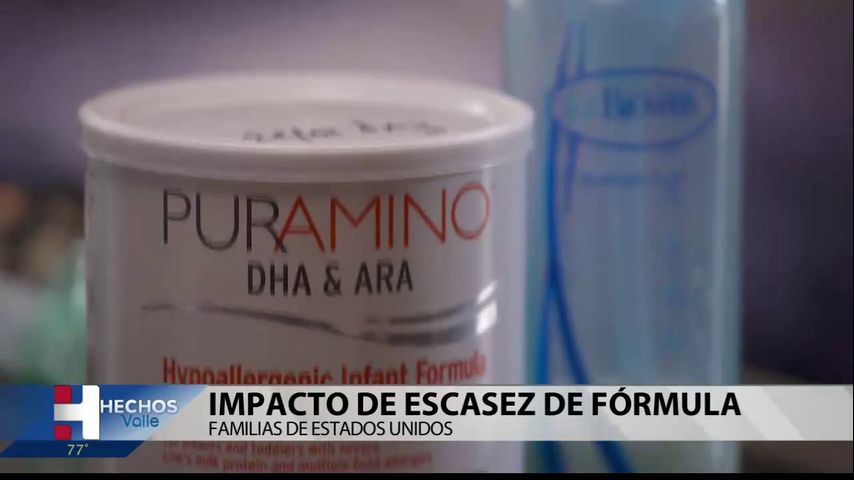 Llegan 78,000 libras de fórmula infantil a EE.UU.
