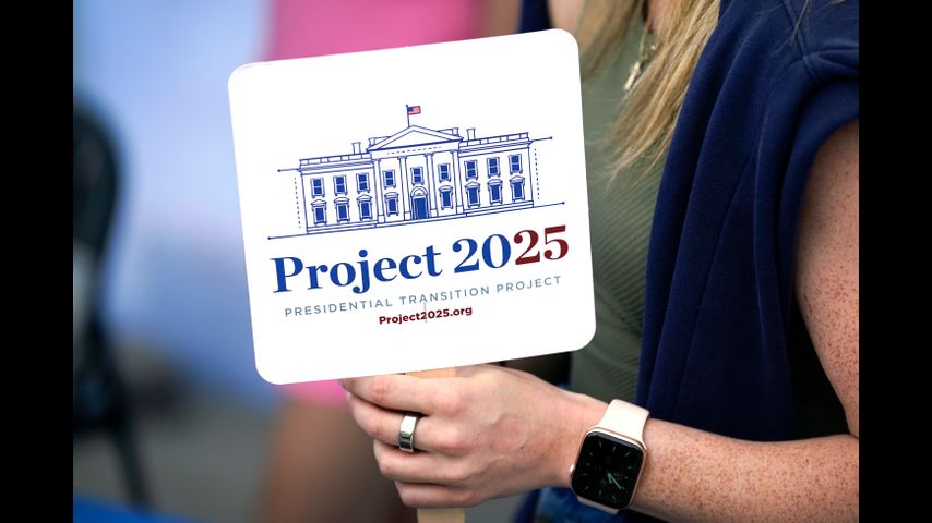 Trump's protests aside, his agenda has plenty of overlap with Project 2025