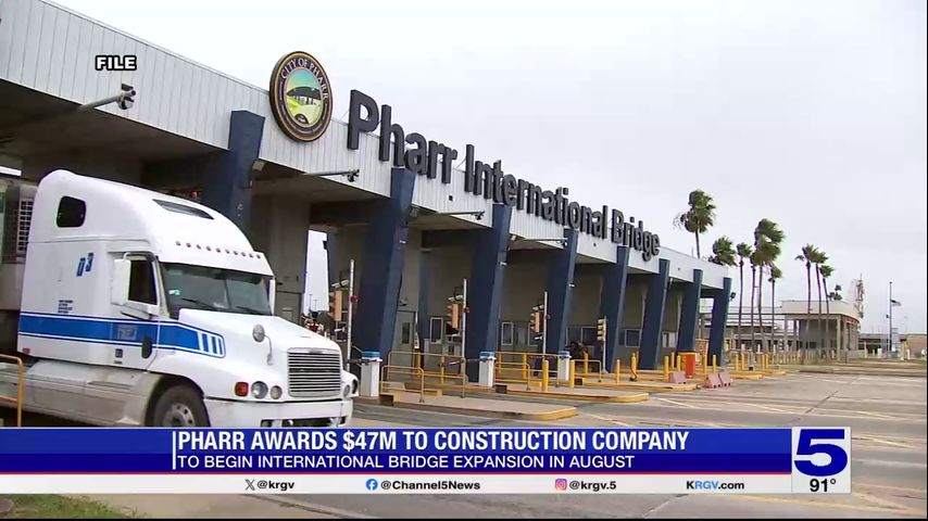 Construction for Pharr bridge expansion project set to begin in August