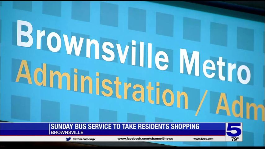 City of Brownsville buses to start Sunday service