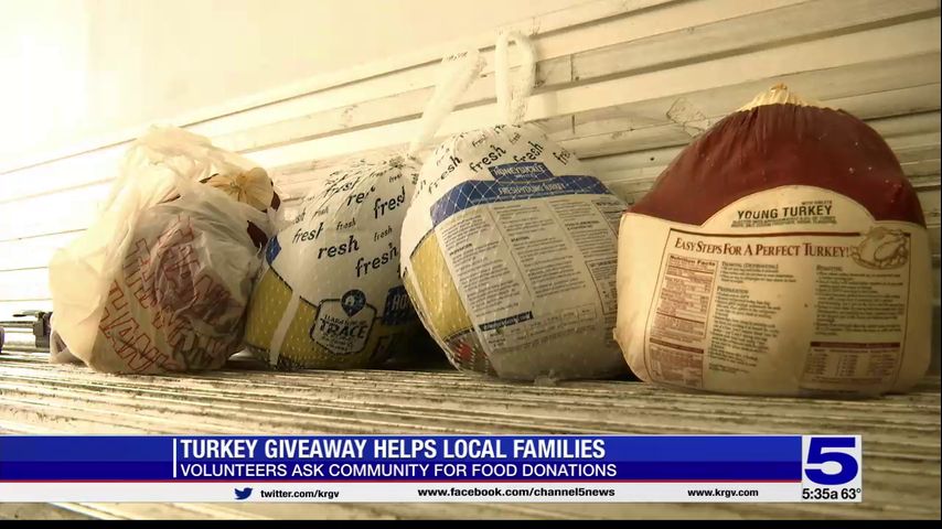 Valley volunteers accepting turkey donations to help local families