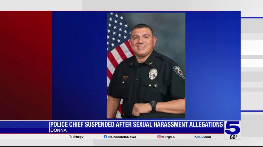 Donna police chief suspended following sexual harassment allegations