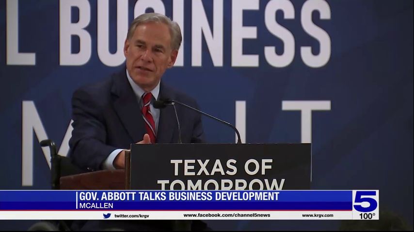 Gov. Abbott hosts small business summit in McAllen