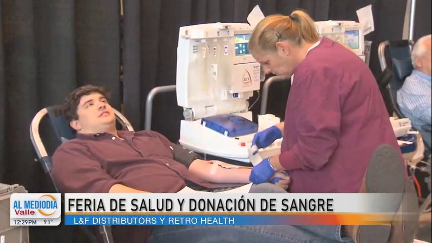 Feria de la Salud y donación de sangre en McAllen