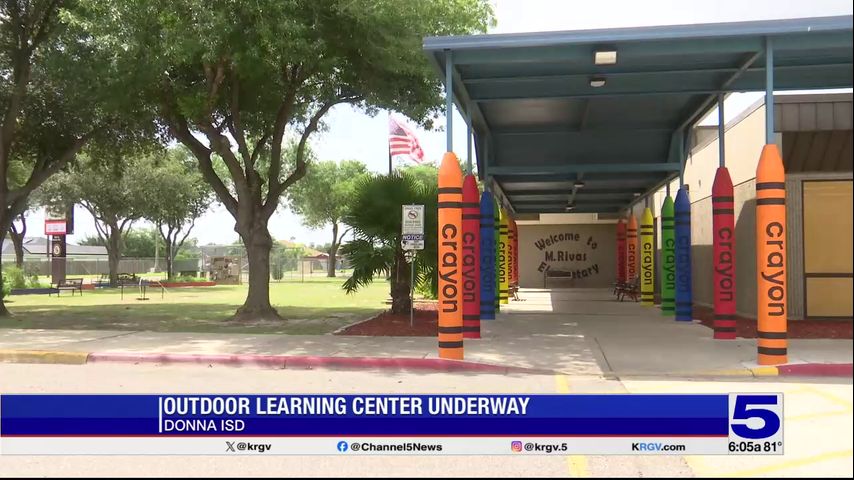 Outdoor Learning Center underway at Donna ISD