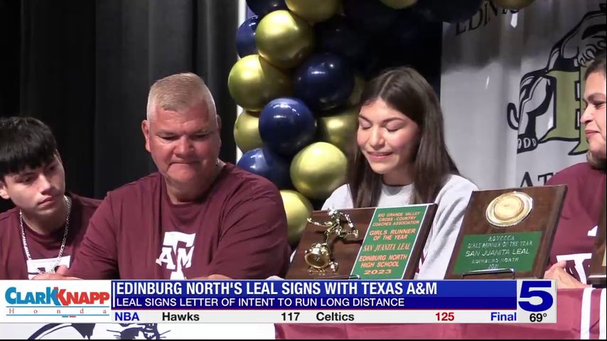 Edinburg North's Leal Signs Letter of Intent with Texas A&M