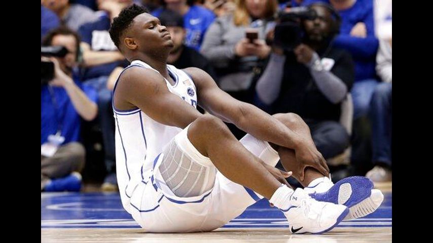 With Zion injured, No. 8 UNC routs No. 1 Duke 88-72