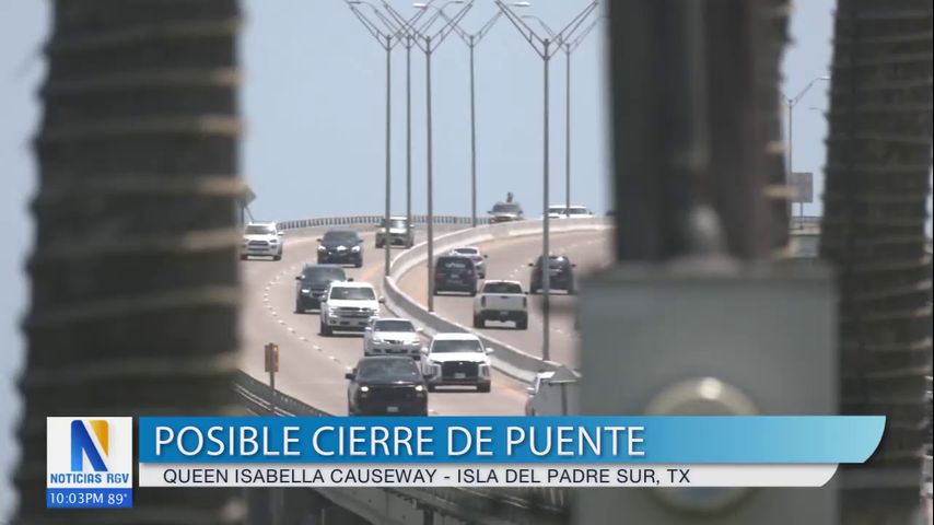 Posible cierre del Puente Queen Isabella por huracán Beryl este fin de semana