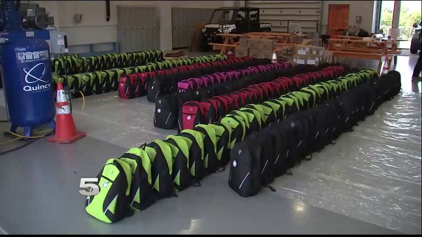 Cameron County Precinct 4 hands out free school supplies