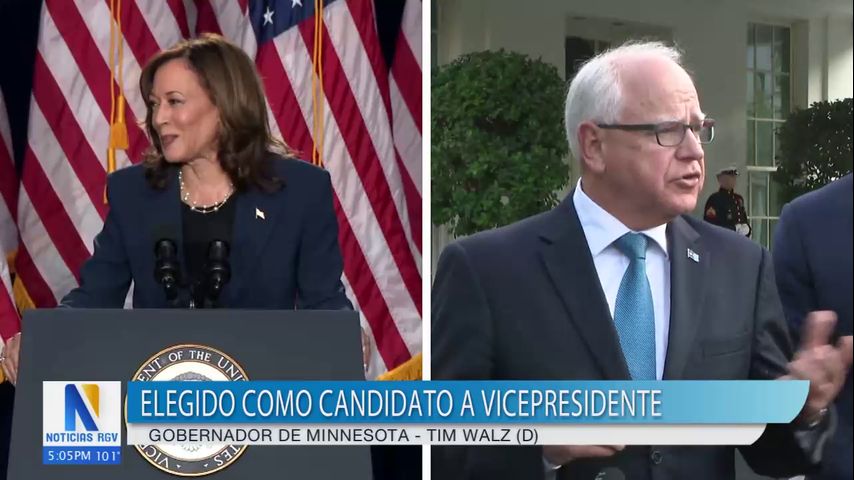 Kamala Harris elige al gobernador de Minnesota, Tim Walz, como compañero de fórmula