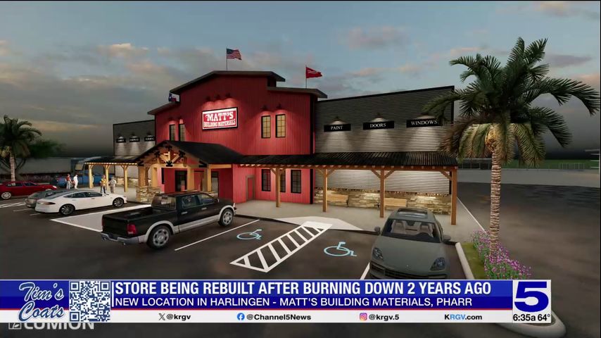 Matt's Building Materials breaks ground on Harlingen location following devastating fire