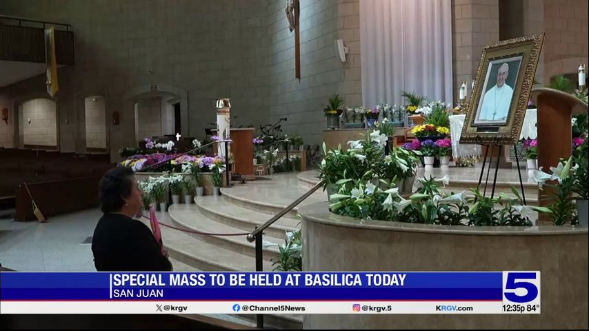 San Juan Basilica to hold special mass for Pope Francis