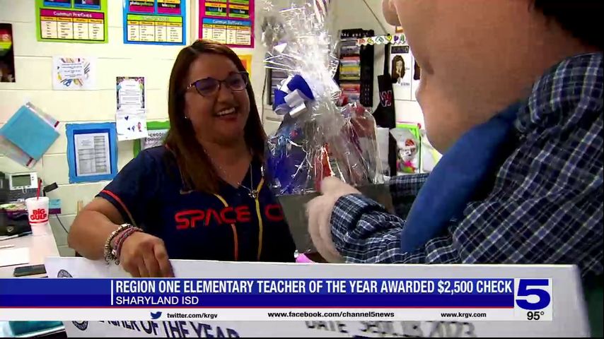 Sharyland ISD teacher named Region One elementary teacher of the year