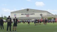 New Orleans Saints and fans brave the heat for day one of mandatory minicamp