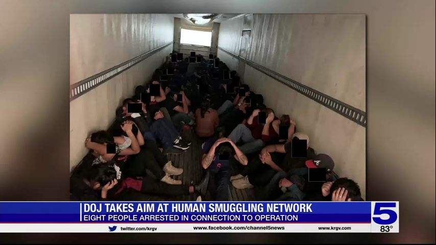 DOJ takes aim at human smuggling network