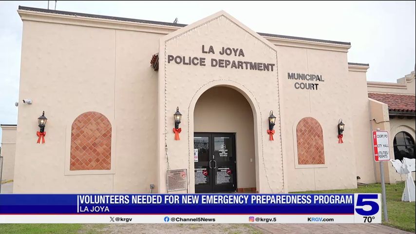 City of La Joya looking for volunteers for new emergency response team