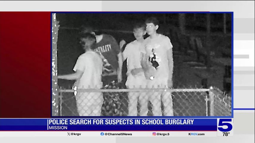 Mission police seeking juveniles in connection with school burglary