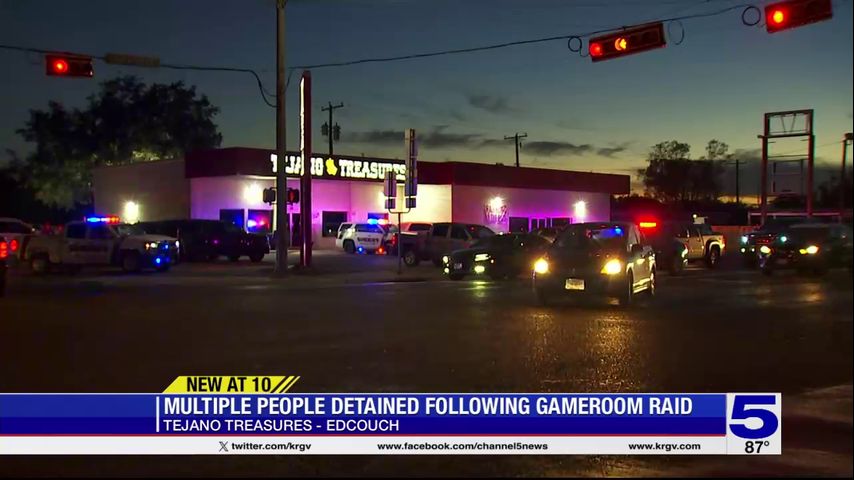 Multiple people detained in Edcouch game room raid