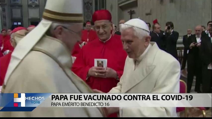 El papa Francisco recibe la primera dosis de la vacuna contra el Covid -19