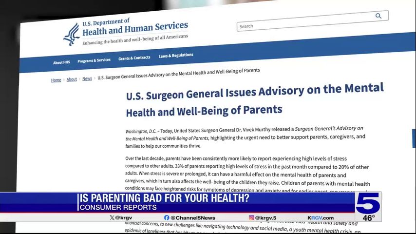 Consumer Reports: Is parenting bad for your health?