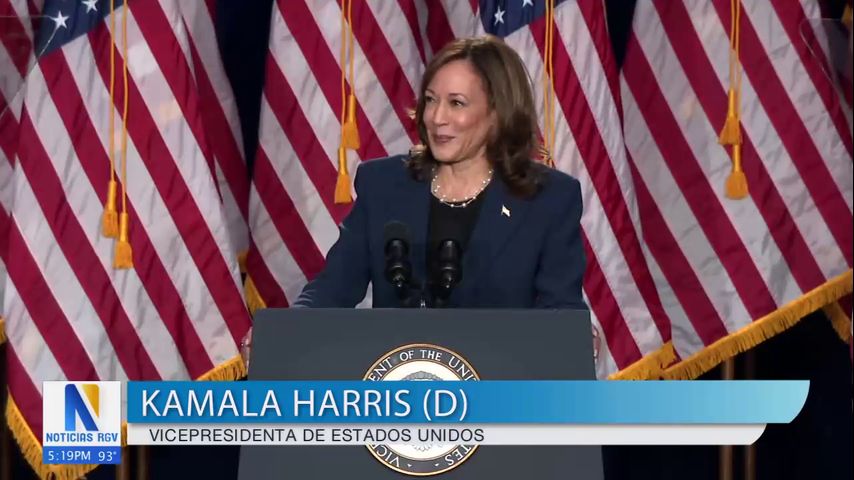 Kamala Harris celebra mitin en Milwaukee tras renuncia de Biden a la reelección