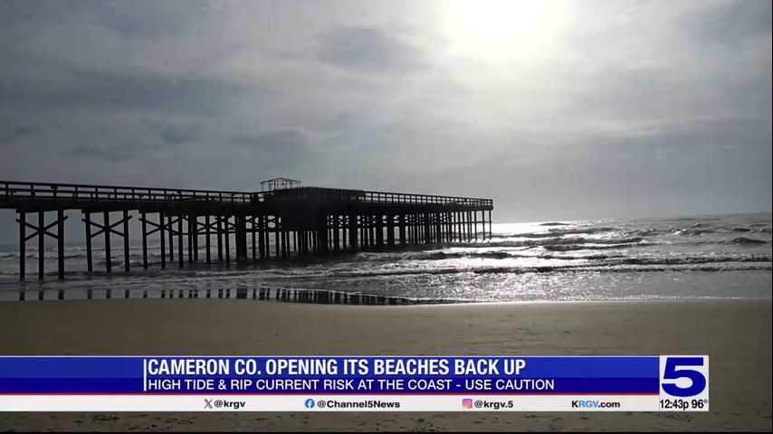 Cameron County re-opens beach access areas