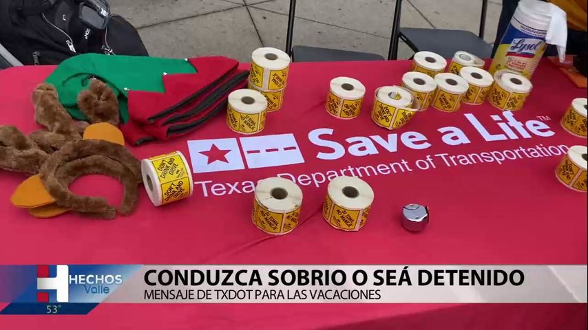 TxDot aconseja manejar sobrio durante campaña 