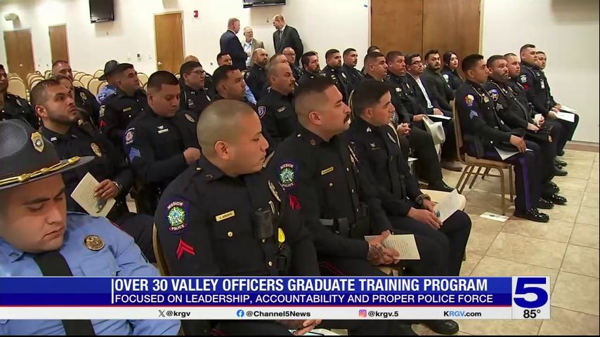 Over 30 Valley law enforcement officers graduate from training program