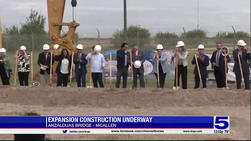 Officials break ground on full commercial cargo facilities at Anzalduas International Bridge Port of Entry