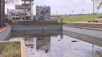 Downtown fountains remain inoperable, interim plan to beautify area in works